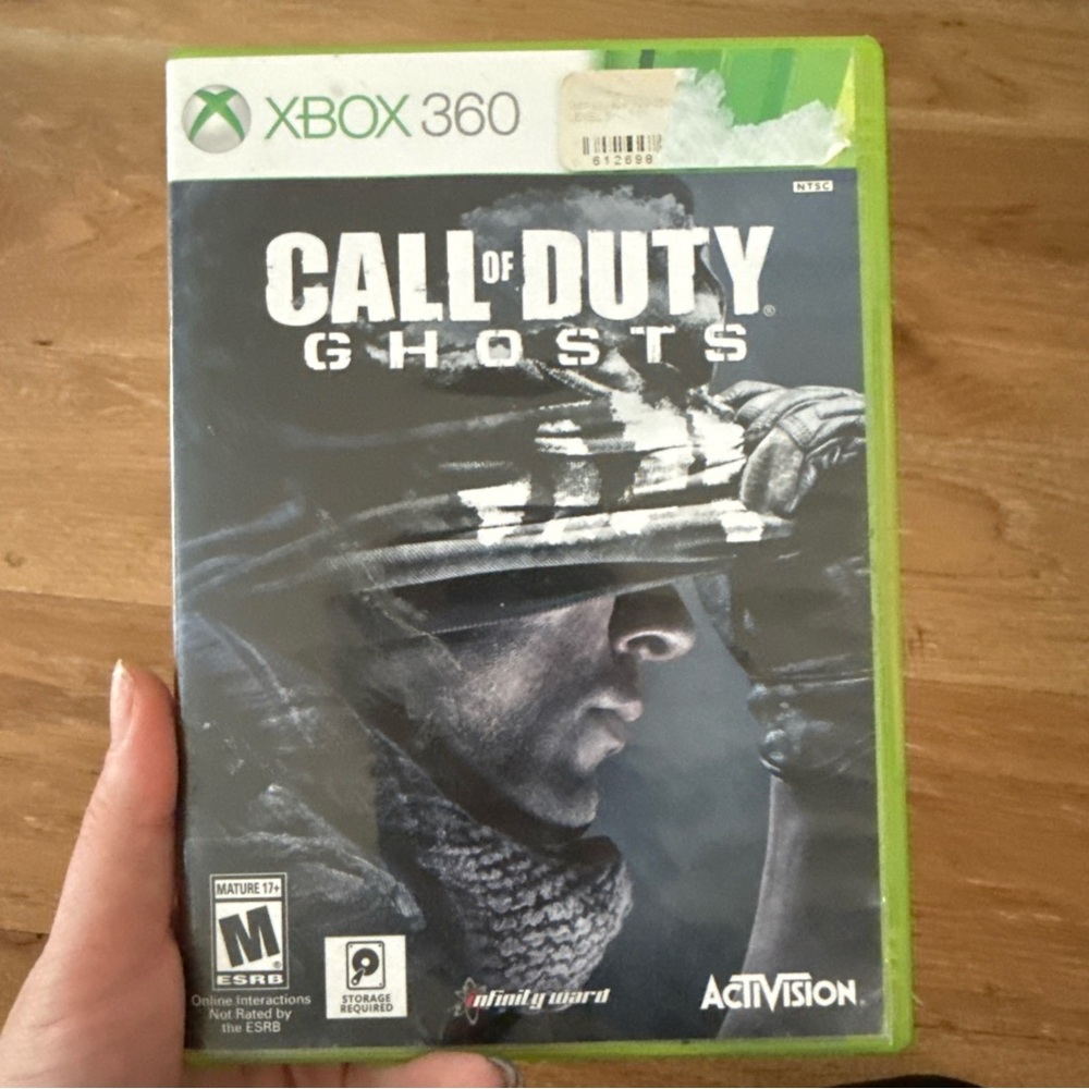 Call of Duty: Ghosts for Xbox 360 - Black and Green Cover